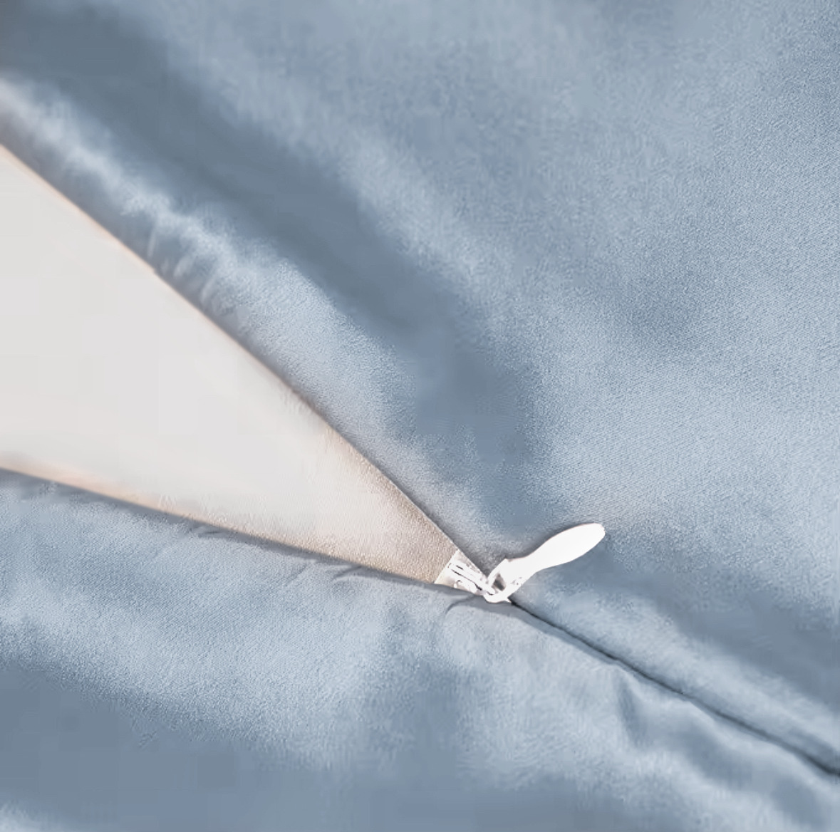 Silk Pillowcase • Gray Blue