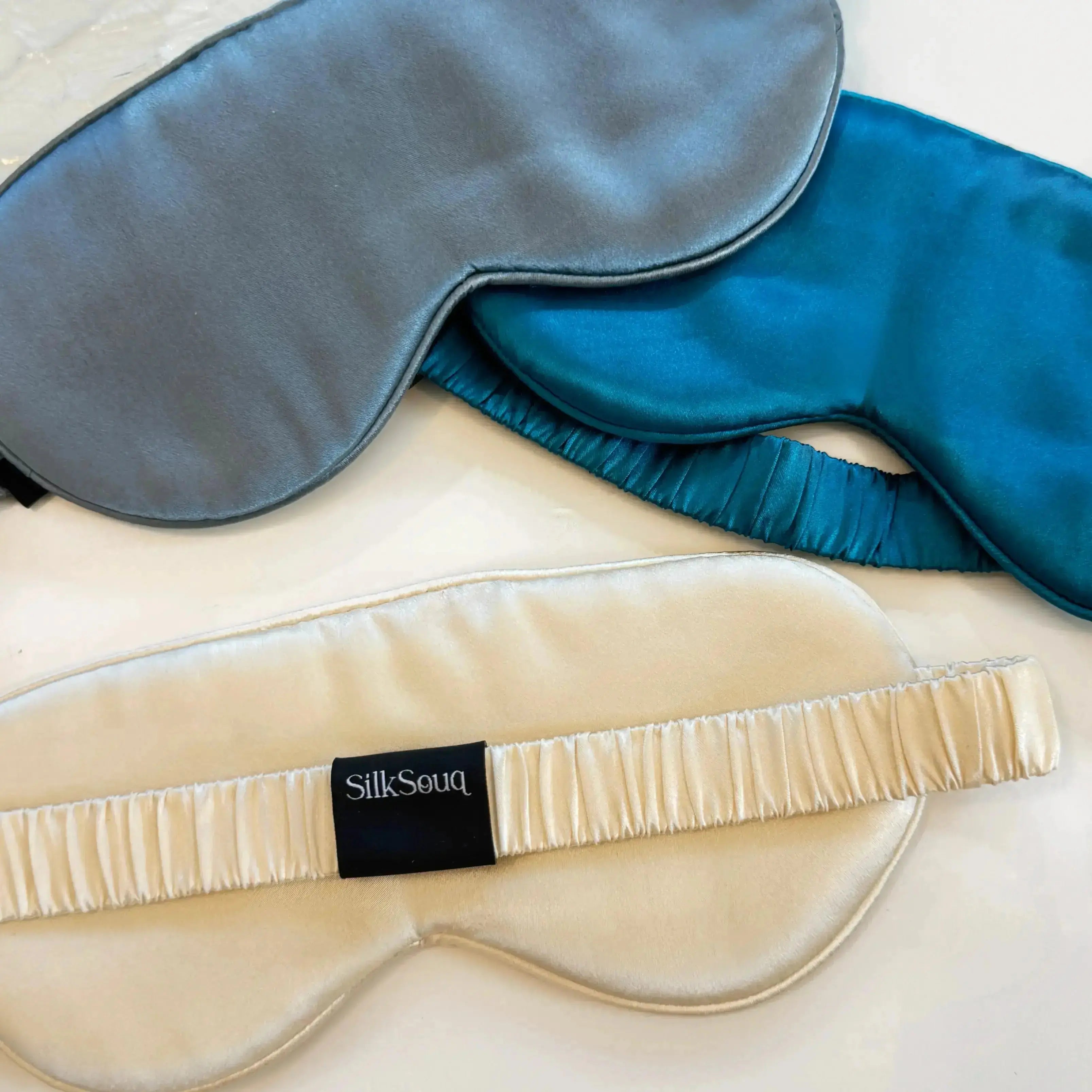 Silk Sleep Mask • Champagne SilkSouq