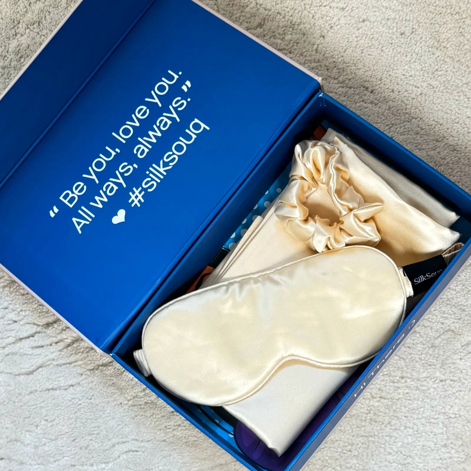 Ultimate Silk Sleep Set • Champagne SilkSouq