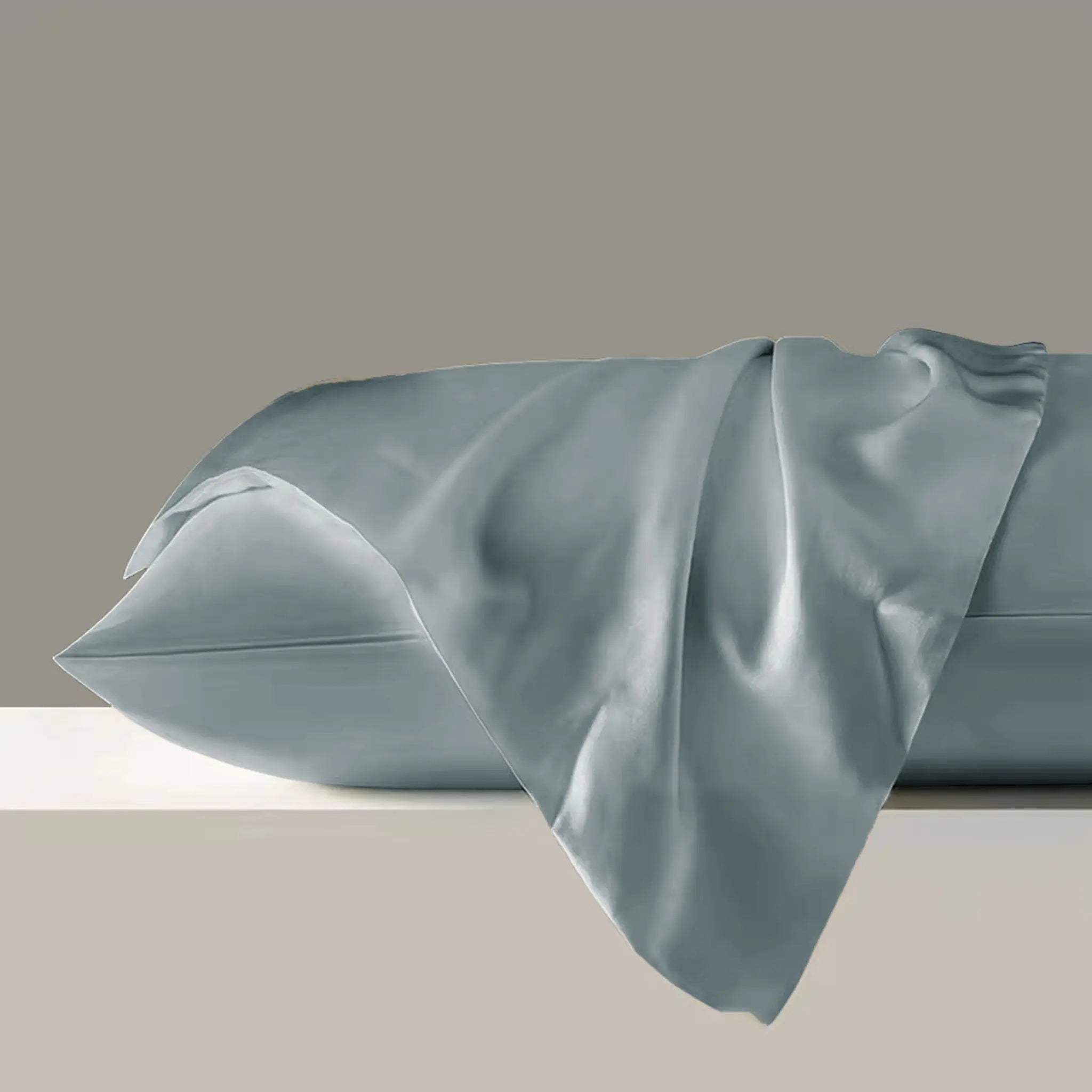 Silk Pillowcase • Slate Blue SilkSouq