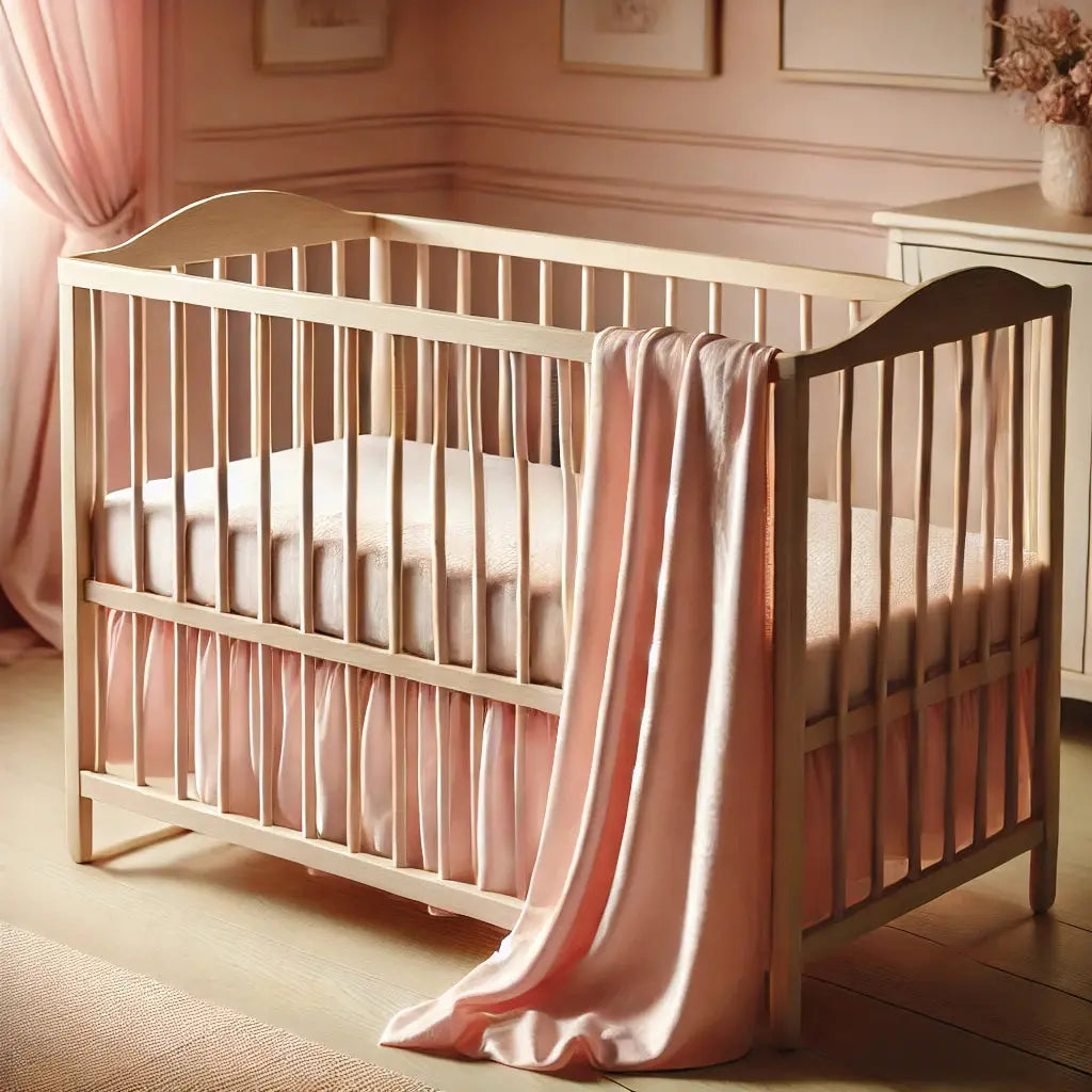 Silk Crib Fitted Sheet SilkSouq