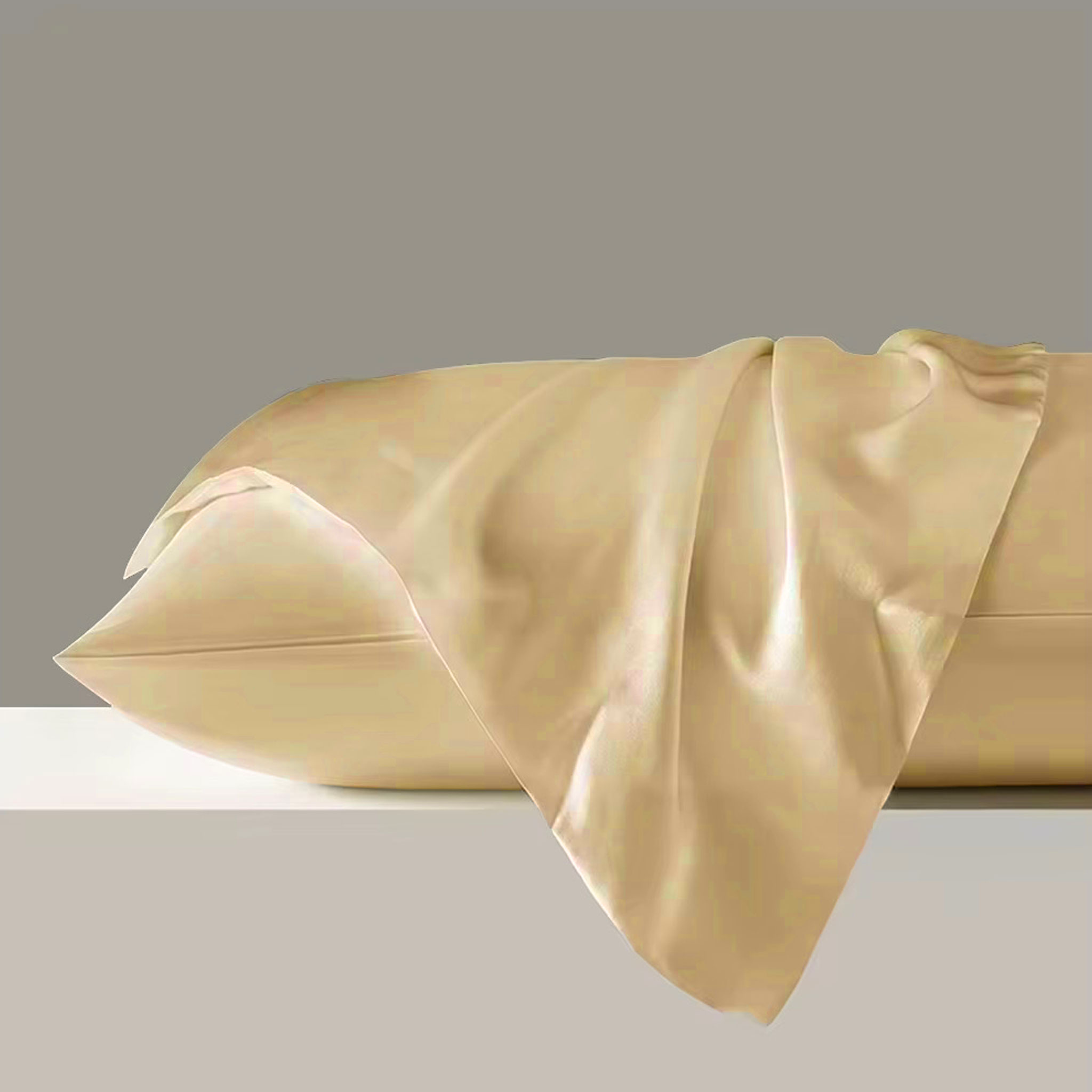 Silk Pillowcase • Golden Bloom