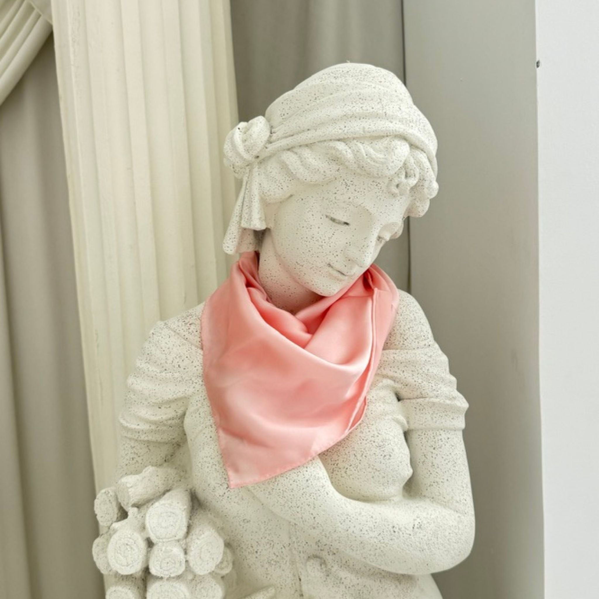 Pure Mulberry Silk Charmeuse Scarf 53 cm