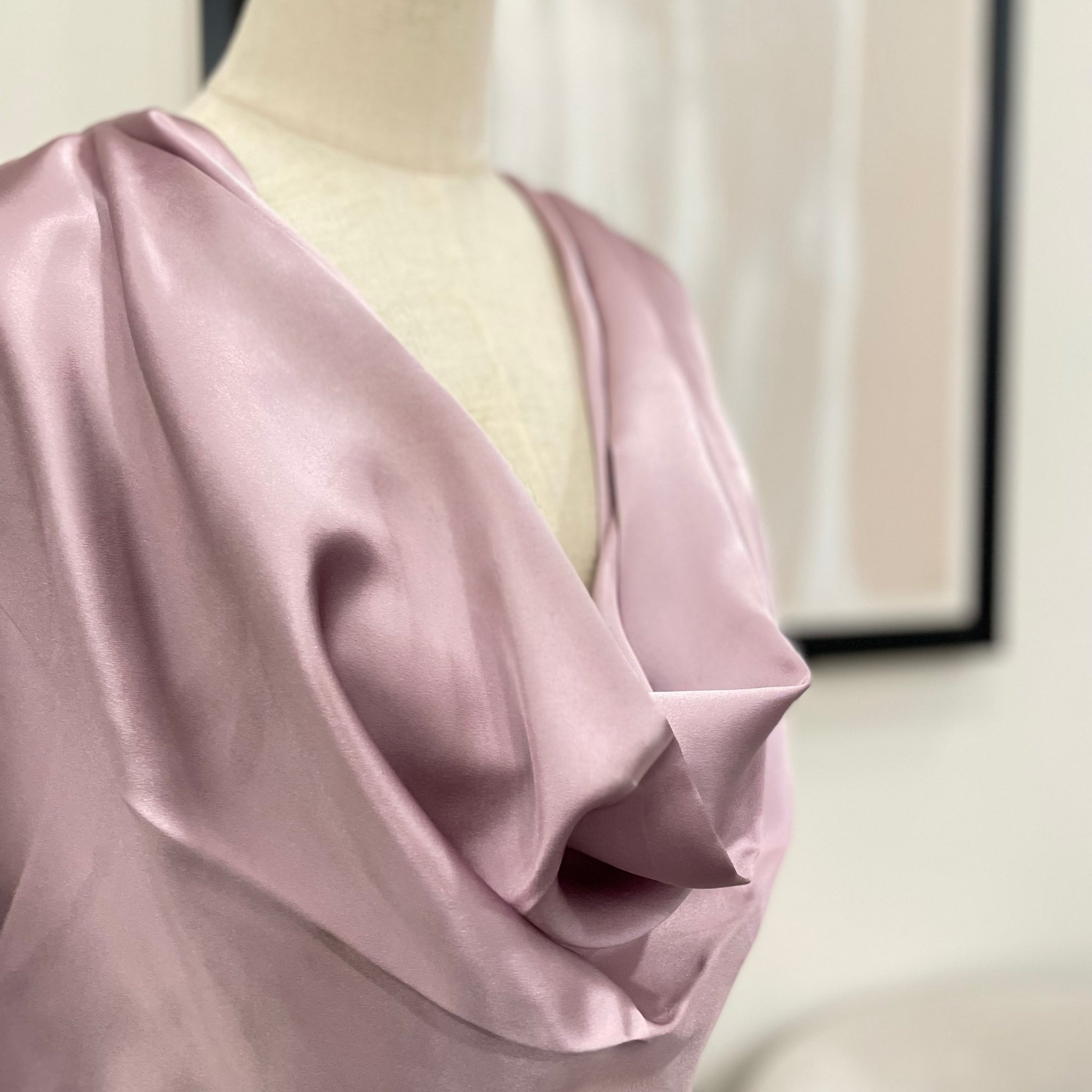 Pure Mulberry Silk Hijab & Shawl – Orchid Taupe
