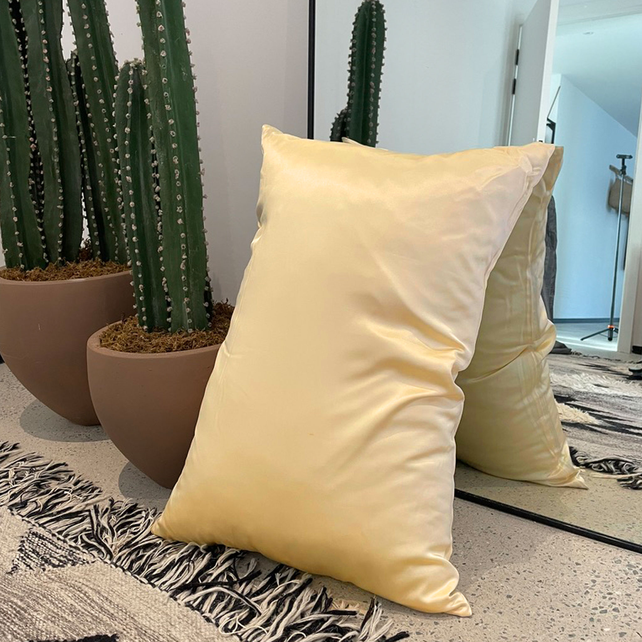 Silk Pillowcase • Golden Bloom