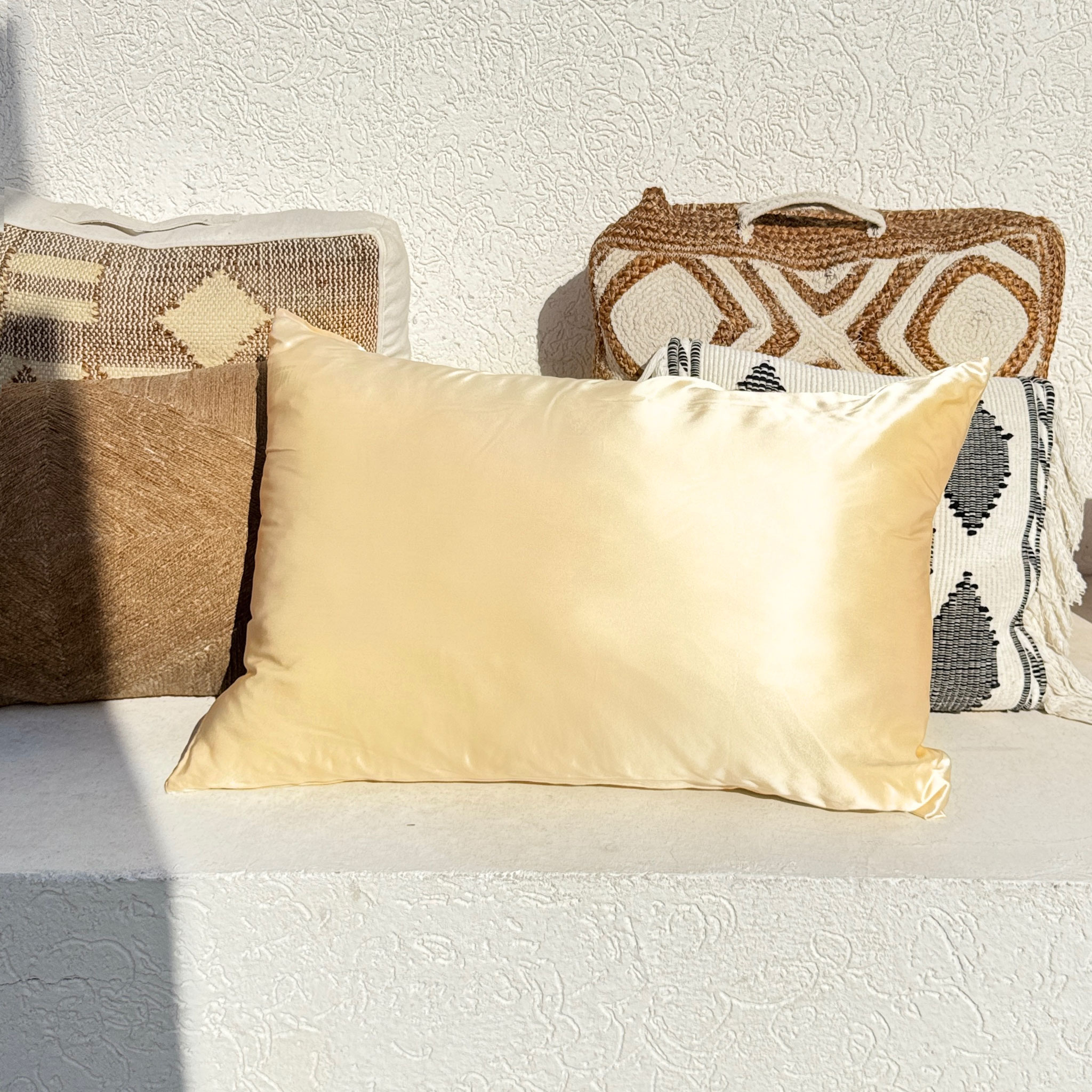 Silk Pillowcase • Golden Bloom