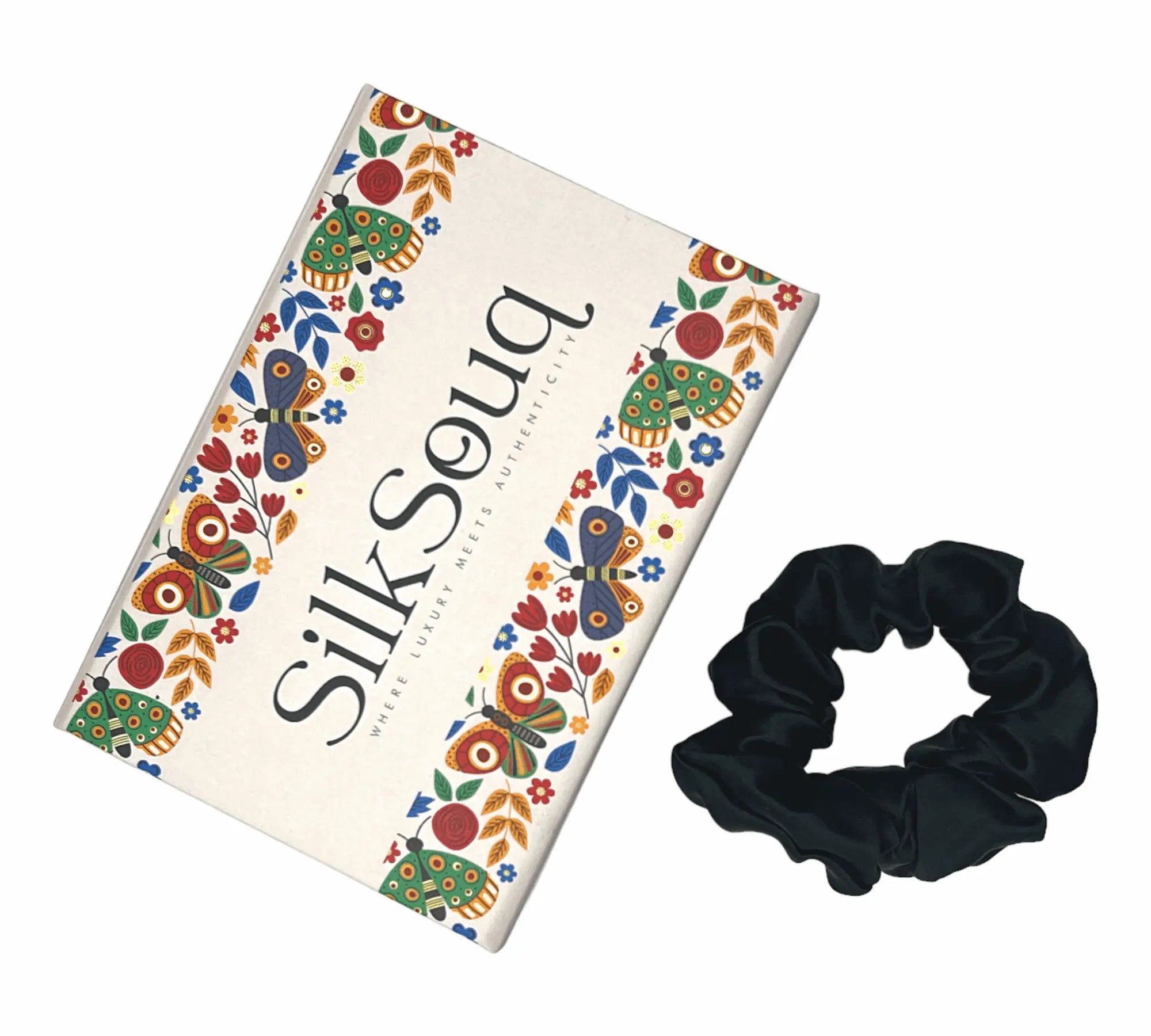Pure Mulberry Silk Scrunchies From Silksouq & Silksouk, Also Known As Silk Souq In Uae