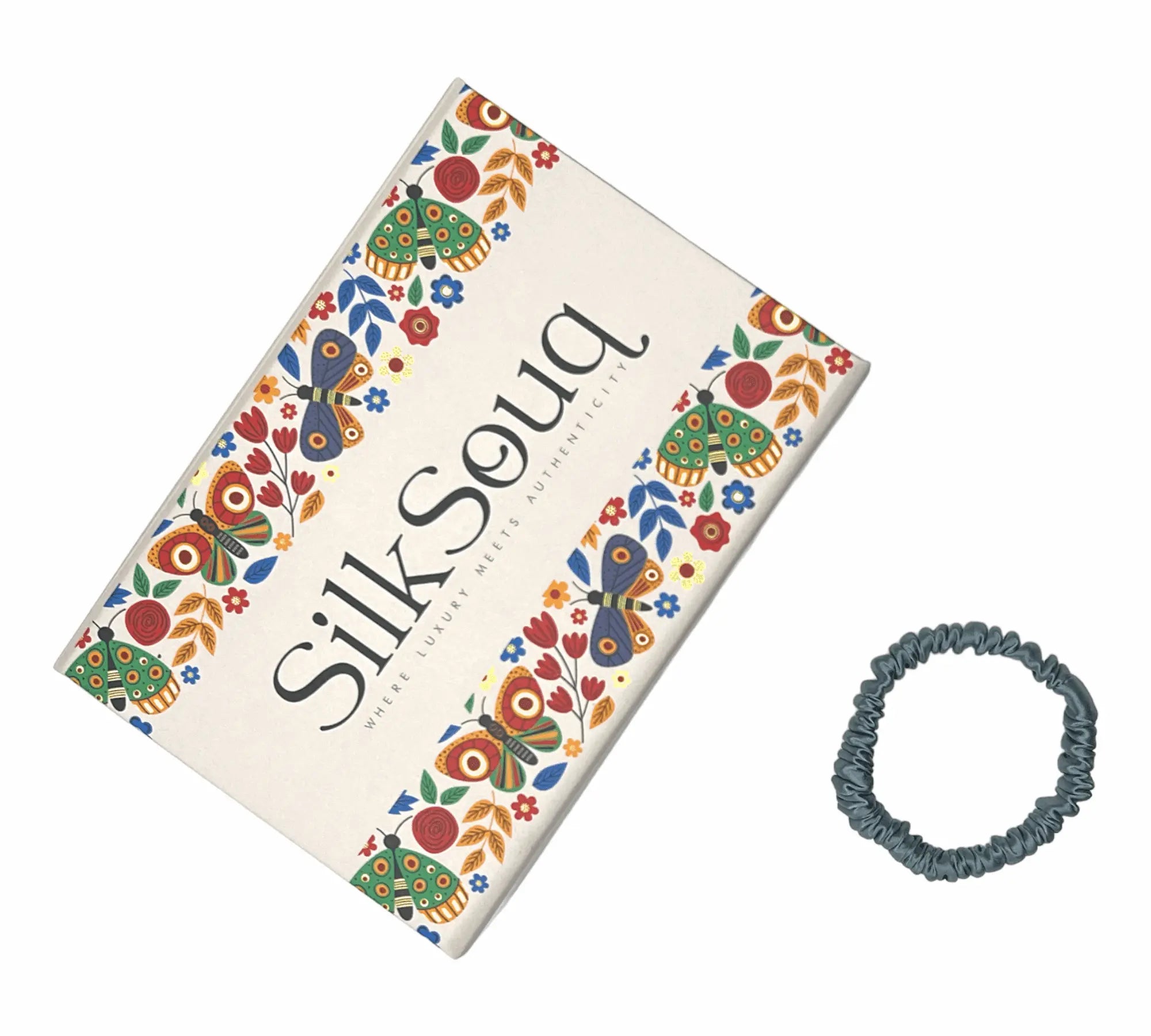 Pure Mulberry Silk Scrunchies From Silksouq & Silksouk, Also Known As Silk Souq In Uae