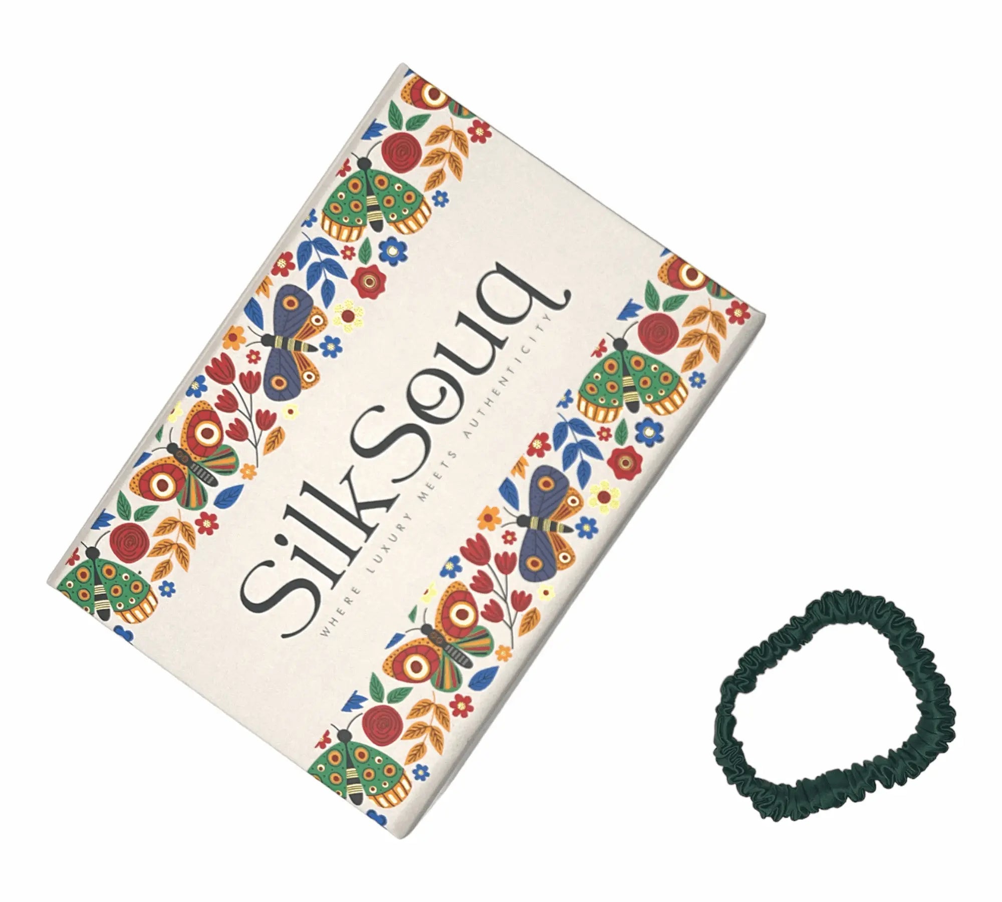 Pure Mulberry Silk Scrunchies From Silksouq & Silksouk, Also Known As Silk Souq In Uae