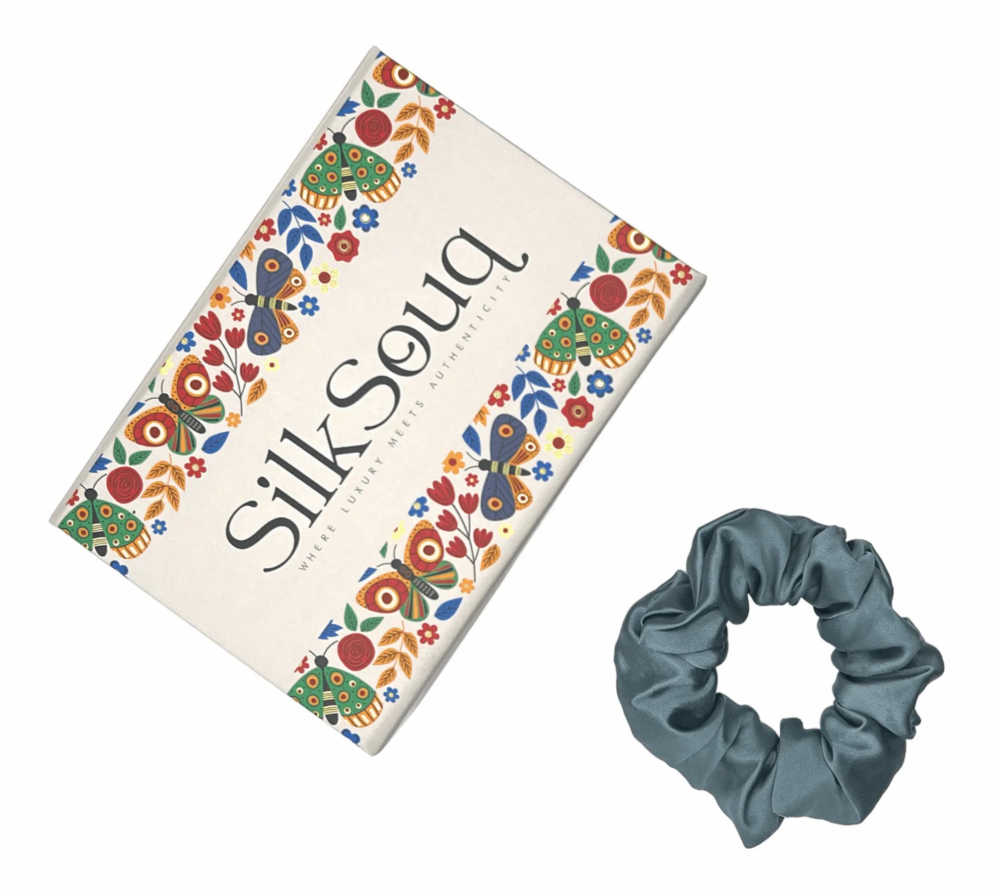 Pure Mulberry Silk Scrunchies From Silksouq & Silksouk, Also Known As Silk Souq In Uae
