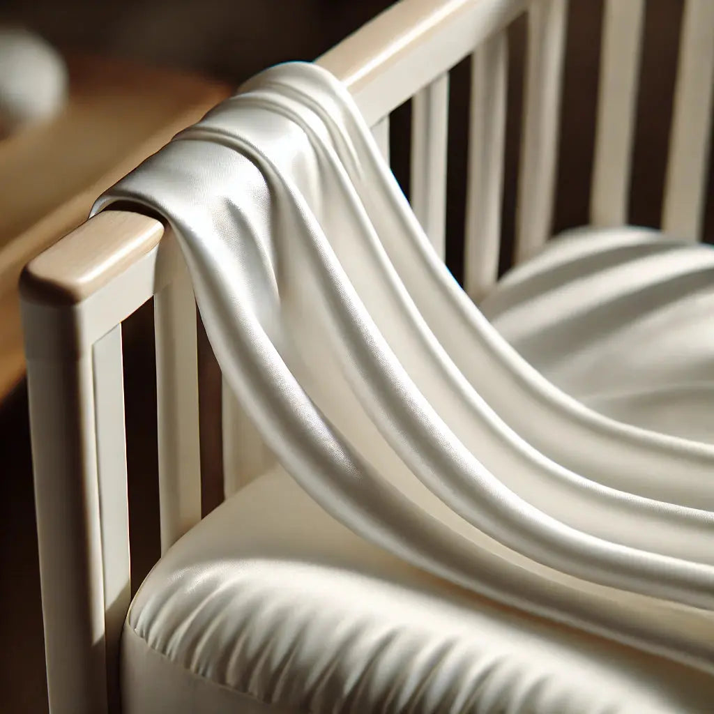 Silk Crib Fitted Sheet SilkSouq