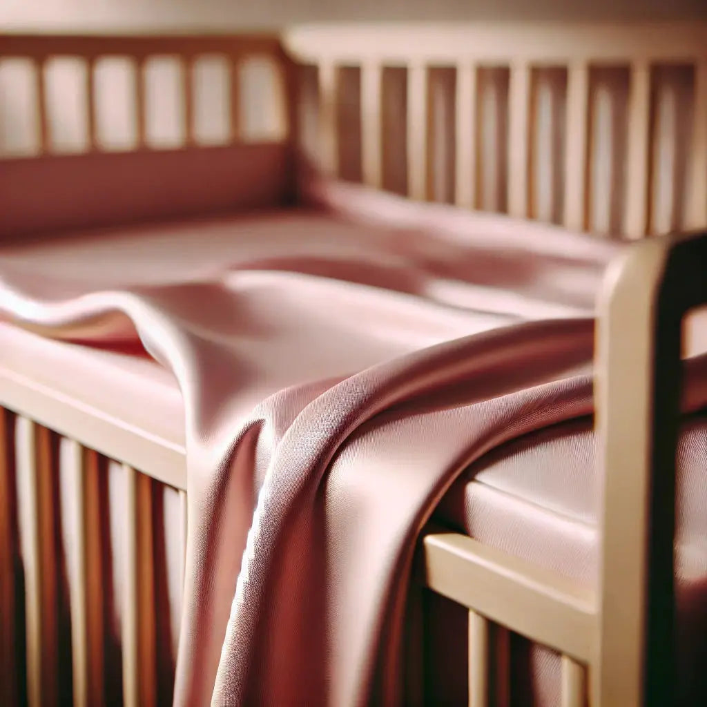 SilkSouq silk crib sheets are ideal for UAE nurseries