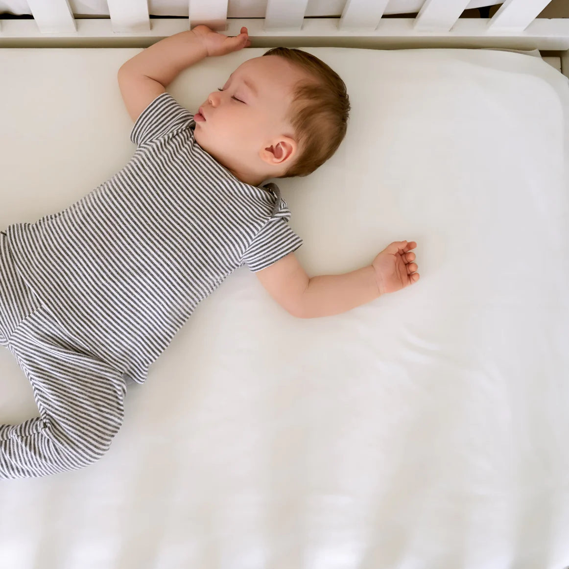 Soft Mulberry Silk Crib Fitted Sheet for Baby's Comfort - SilkSouq