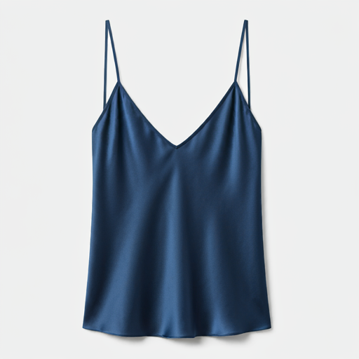 Silk Camisole • V-neck • Midnight Blue