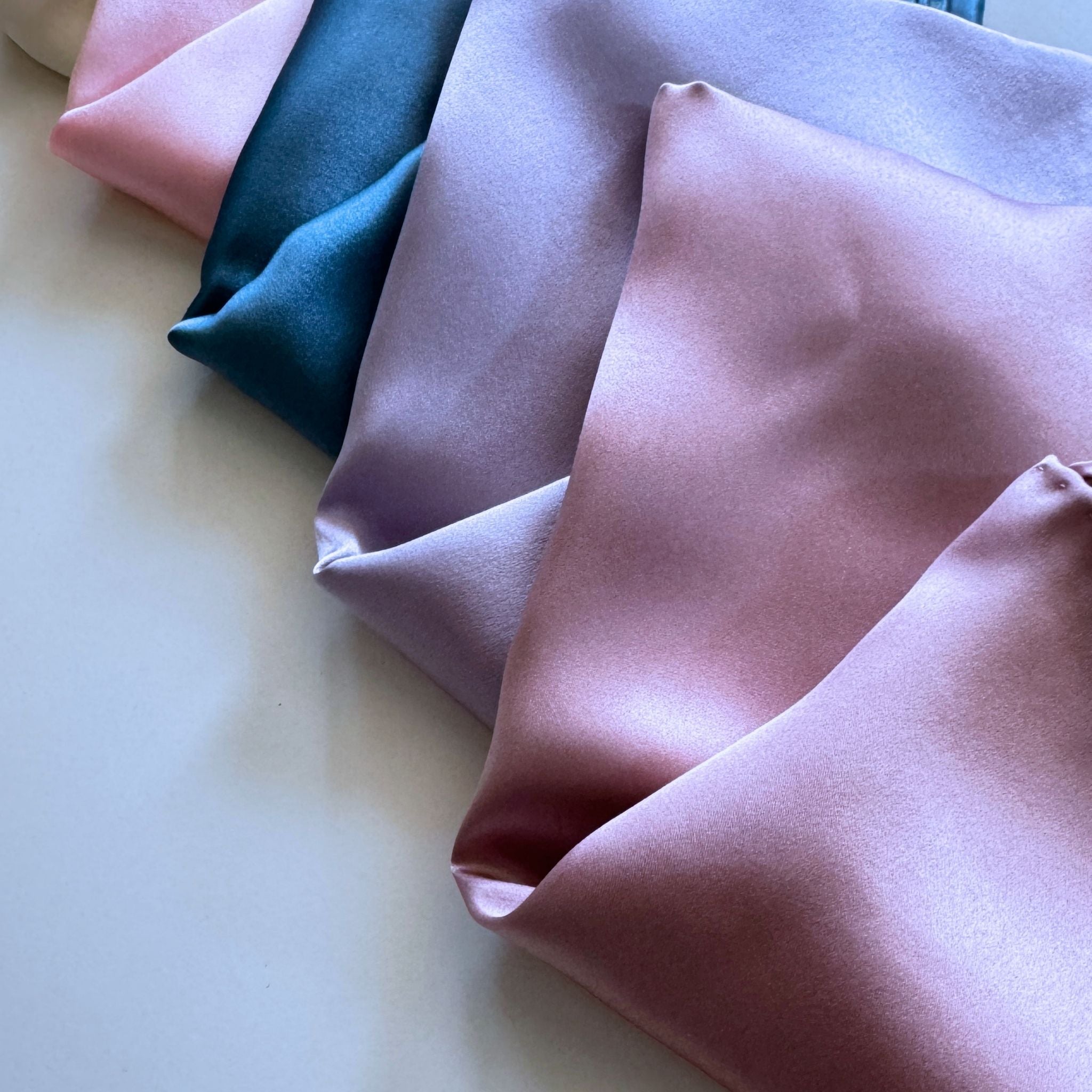 Pure Mulberry Silk Charmeuse Scarf 53 cm