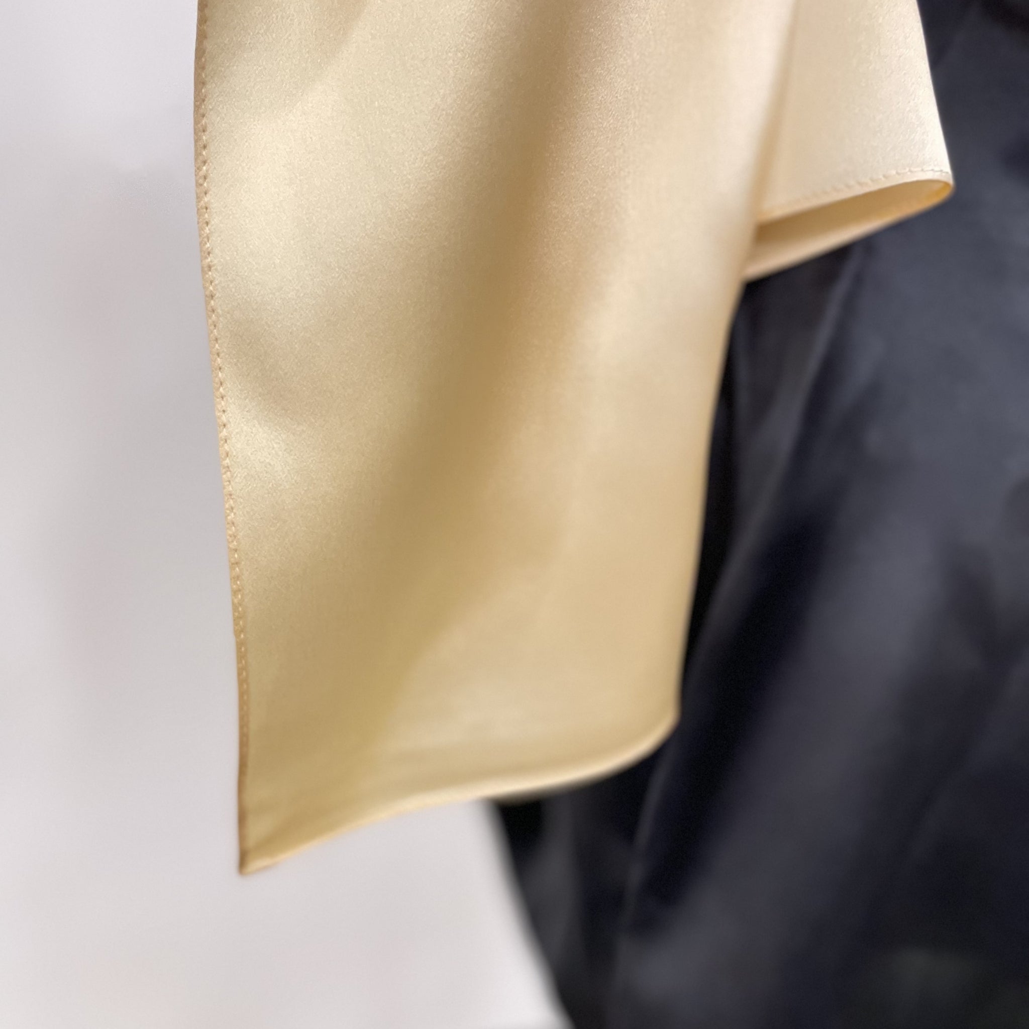 Pure Mulberry Silk Hijab & Shawl – Golden Bloom