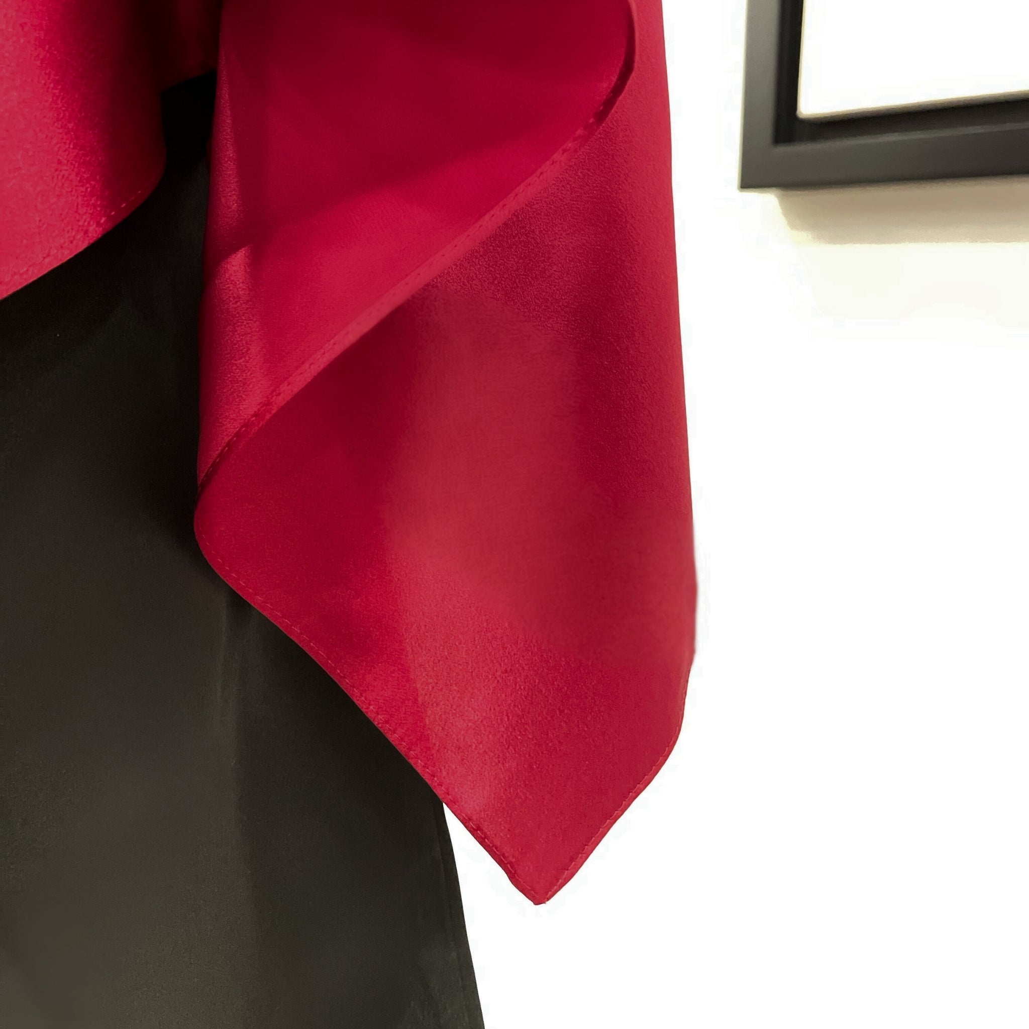 Pure Mulberry Silk Hijab & Shawl – Wine Red